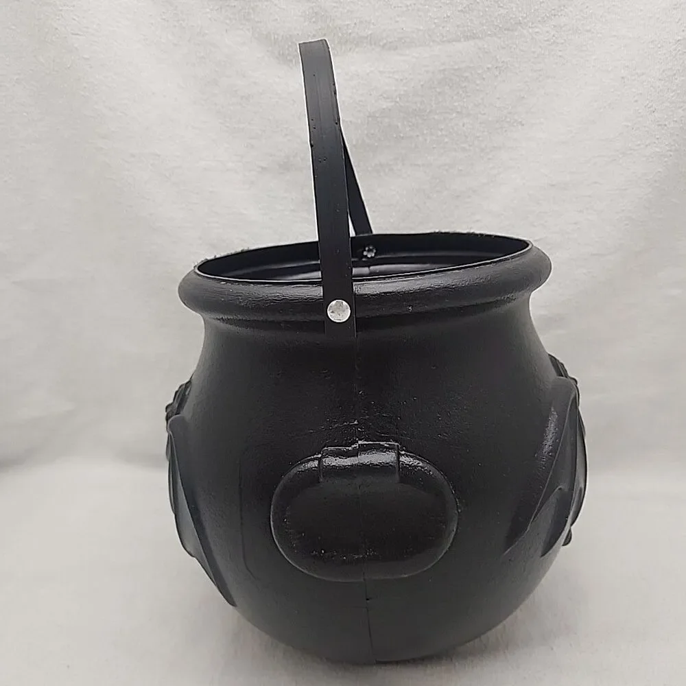 Bucket Halloween Cauldron General Foam Trick Or Treat Bat Pail Vintage Blow Mold
